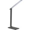 LED stolová lampa Kanlux 35780 PREDA 7,3 W 570 lm 3000-6500 K čierna s USB portom