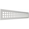 MPkovania SRL Beta 60 x 2000 mm Strieborná matná