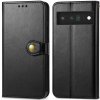 PROTEMIO 36723 LEATHER BUCKLE Peňaženkový obal Google Pixel 6 čierny