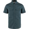 FJÄLLRÄVEN Övik Air Stretch SS Shirt M Mountain Blue - XL