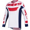 Dres RACER RIWAY, ALPINESTARS (bílá/modrá/červená, vel. XL)