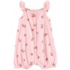 CARTER'S Overal letný Pink Peach dievča NB 1N593810_NB