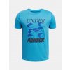 Chlapčenské tričko Under Armour UA B SPLIT BIG LOGO SS Modrá YXL