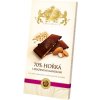 Carla Horká čokoláda 70% s praženými mandľami 80 g