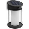 Philips Juda UltraEfficient solárne LED svietidlo so senzorom čierna, 3,2 W, 500 lm, 4000 K