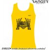 Tielko RANGER® - AMERICKÉ SRDCE XXL Žltá