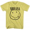 Nirvana tričko Inverse Smiley Žltá XL