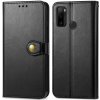VSETKONAMOBIL 38120 LEATHER BUCKLE Peňaženkový obal Ulefone Note 10 čierny