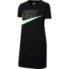 Nike SPORTSWEAR dievčenské šaty čierna,svetlo zelená