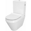 Cersanit CREA WC MISA STOJACA, Clean On + sedátko SLIM duroplast biele keramické K114-023