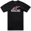 Alpinestars triko Ride 4.0 CSF černé bílé červené
