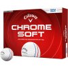 Golfové loptičky Callaway Chrome Soft 26 White Triple Track