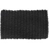 Čierna vstupná rohož FLOMA Robust - dĺžka 45 cm, šírka 75 cm, výška 2 cm