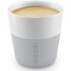 Eva Solo Šálka na espresso 80 ml, sada 2 ks, so silikónovým krytom, svetlosivá