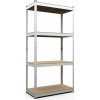 Metkas Budget ZM Regál 160 x 90 x 40 4 police MDF zinek kov