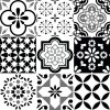 Ambiance Súprava 9 nástenných samolepiek Cement Tiles Alexia, 10 x 10 cm