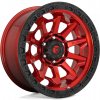 FUEL D695 COVERT hliníkové disky 9x20 5x150 ET20 CANDY RED BLACK BEAD RING