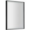 Sapho Sapho, SORT LED podsvietené zrkadlo 600x800mmm, čierna mat, ST080