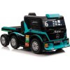 LEAN CARS Elektrický Kamión s prívesom Mercedes XMX622B LCD modrá - 2X45W - 2x12V7Ah - 2025