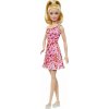 Mattel Barbie modelka - Ružové kvietkové šaty