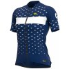ALÉ Cycling Clothing ALÉ Graphics PRR Stars W, Navy blue/ White Veľkosť: S Dámsky cyklistický dres s krátkym rukávom