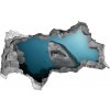 Diera 3D fototapeta nálepka Veľký žralok 95x73 cm