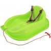 Plastové sánky s operadlom Baby Mix MINI zelené Barva: Zelená