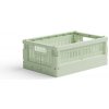 Made Crate skladacia prepravka mini spring green