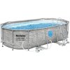 Bestway Bazén Power Steel Stacked Stone Swim Vista 427 x 250 x 100 cm - 56714
