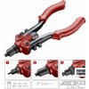 Kliešte nitovacie a vysekávacie 3v1, nity 2,4-6,4mm, matice M3-M10, FORTUM