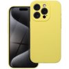 Puzdro gumené Apple iPhone 16 Silicone 2mm žlté