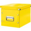 Čtvercová krabice Leitz Click&Store, velikost M (A5), žlutá