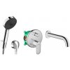 Hansgrohe VERNIS Blend zostava s vaňovým výtokom a ruč sprch chróm 71466000SET1O