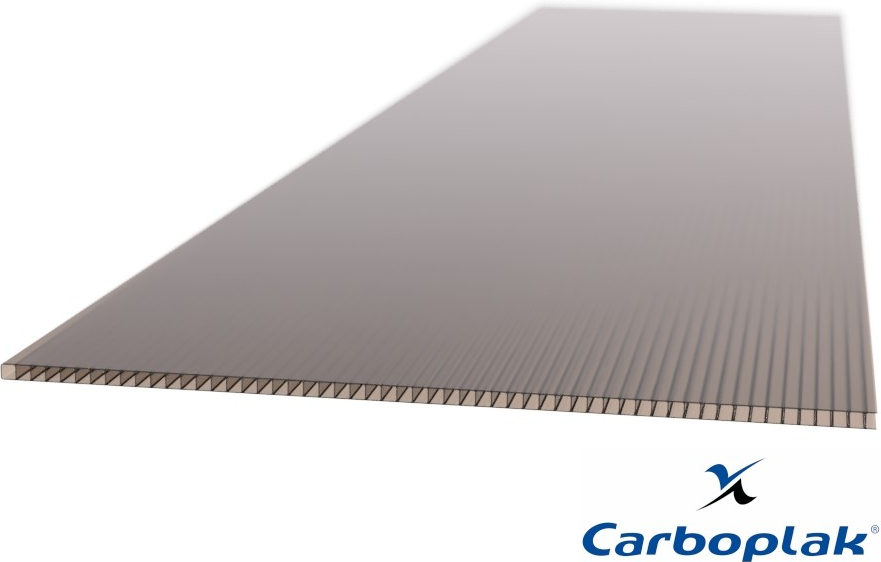 Lexan Carboplak komôrková 6 mm s 1UV filtrom 2500 x 1050 mm bronz 1 ks