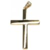 Príves zo žltého zlata kríž Pattic AU 585/000 1,50 gr ARP154005Y