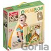 Quercetti Four Puzzle Ohrozené zvieratá 80711