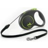Vodítko FLEXI Black Design M lanko 5m/20kg zelená