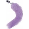Análny kolík s chvostom Fox Tail Purple