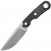 Viper BASIC1 Drop Point Stonewash D2, Black Canvas Micarta, Kydex VT4028CB