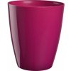 Plastkon Ornella dekoračný kvetináč višňová, 11cm