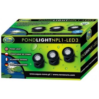 AQUANOVA - NPL1-3LED 3x1,6W Osvetlenie do jazierka