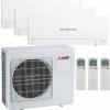 Klimatizácia Mitsubishi AY 3x 2,5kW multisplit + vonk.j. 5,4kW