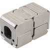 Samorezná spojka CAT6A STP SXSPJ-6A-STP-BK-SA, 13180100