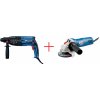 BOSCH GBH 240 + GWS 750-125 S - Vŕtacie kladivo + uhlová brúska - 0615990M8H