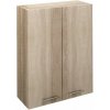 Aqualine ZOJA/KERAMIA FRESH skrinka horná 50x76x23cm, dub platin 51304