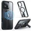 ESR Boost Flickstand Case HaloLock, Compatible with iPhone 16 Pro, Clear Black 1A7610201