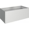 Vyvýšený záhon Biohort 2x1 plechový 201 x 102 x 77 cm strieborný metalický