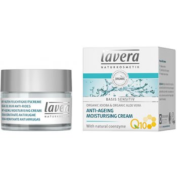 Lavera Basis Sensitive Q10 hydratačný krém proti vráskam (Moisturizing Cream Bio Jojoba and Bio Aloe Vera) 50 ml