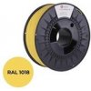 C-TECH Tisková struna (filament) PREMIUM LINE, PLA, zinková žlutá, RAL1018, 1,75mm, 1kg 3DF-P-PLA1.75-1018