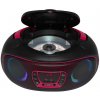 Denver TCL-212BT PINK Bluetooth Boombox s FM rádiom/CD/USB vstupom